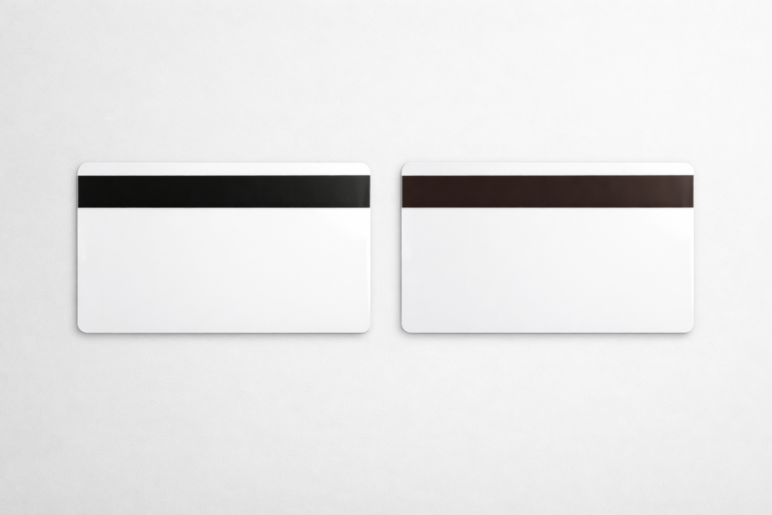 Blank PVC magnetic stripe cards